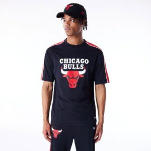 New Era NBA Panel Oversized T-Shirt Chicago Bulls Black Red New Era NBA Panel Oversized T-Shirt Chicago Bulls Black Red