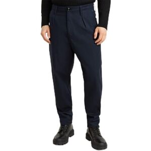 G-STAR Men's Pleated Chino Relaxed Tapered, Multicolour (Legion Blue/dk Black hb D24543-D731-G775), 33W / 34L G-STAR Men's Pleated Chino Relaxed Tapered, Multicolour (Legion Blue/dk Black hb D24543-D731-G775), 33W / 34L