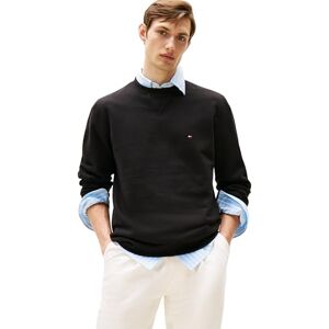 Tommy Hilfiger Men’s Essential Crew Neck Regular Fit Fleece Sweatshirt, Black (Black), 3XL Tommy Hilfiger Men’s Essential Crew Neck Regular Fit Fleece Sweatshirt, Black (Black), 3XL