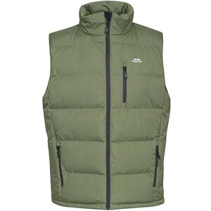 Trespass Mens Padded Gilet Bodywarmer with 3 Zip Pockets and Inner Storm Flap Clasp Moss XXS Trespass Mens Padded Gilet Bodywarmer with 3 Zip Pockets and Inner Storm Flap Clasp Moss XXS