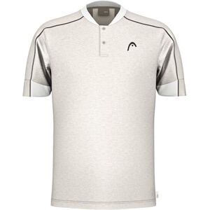 HEAD Mens Play Tech Short Sleeve Polo T-Shirt, Grey, XL EU HEAD Mens Play Tech Short Sleeve Polo T-Shirt, Grey, XL EU