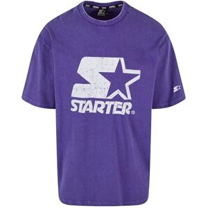 STARTER BLACK LABEL Men's Starter Logo Oversize Tee Purple Acid Washed, M T-Shirt, M Plus STARTER BLACK LABEL Men's Starter Logo Oversize Tee Purple Acid Washed, M T-Shirt, M Plus