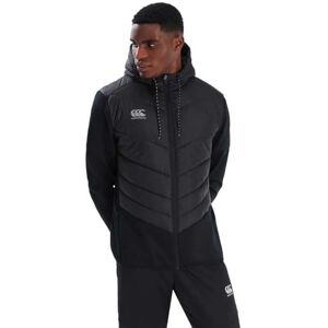 Canterbury Men's Hybrid Jacket V2 Thermal Regulation Water Resistant Insulated Jacket, Black/Gunmetal Grey, 3XL Canterbury Men's Hybrid Jacket V2 Thermal Regulation Water Resistant Insulated Jacket, Black/Gunmetal Grey, 3XL