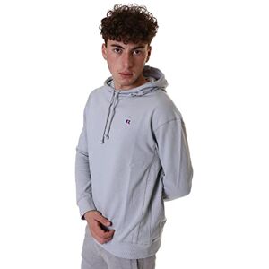 Russell Athletic E16021-BF-134 MASON- LOGO HOODY SWEATSHIRT Sweatshirt Men's BLUE FOG Size XL Russell Athletic E16021-BF-134 MASON- LOGO HOODY SWEATSHIRT Sweatshirt Men's BLUE FOG Size XL