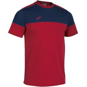 Joma Short Sleeve Crew V Navy Red T-Shirt Joma Short Sleeve Crew V Navy Red T-Shirt