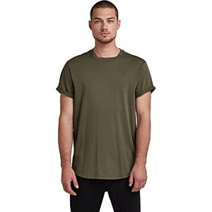 G-STAR Men's Lash Jersey T-shirt, Green (combat D16396-B353-723), S G-STAR Men's Lash Jersey T-shirt, Green (combat D16396-B353-723), S