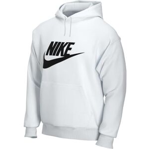 Nike Men's Sportswear Club Fleece Sweatshirt, White/White/Black, M UK Nike Men's Sportswear Club Fleece Sweatshirt, White/White/Black, M UK