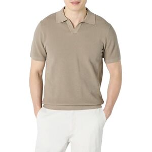 Amazon Essentials Men's Regular-Fit Short-Sleeved Knit Polo Jumper, Mushroom Brown, XXL Amazon Essentials Men's Regular-Fit Short-Sleeved Knit Polo Jumper, Mushroom Brown, XXL