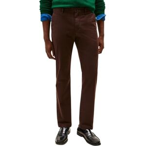 Tommy Hilfiger Men's Core Denton Essential Twill Straight Fit Chinos, Brown (Dark Brown), 30W/30L Tommy Hilfiger Men's Core Denton Essential Twill Straight Fit Chinos, Brown (Dark Brown), 30W/30L
