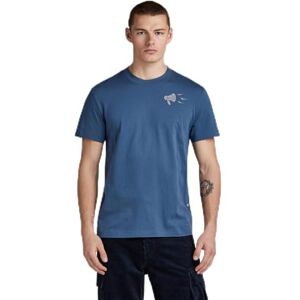 G-STAR Men's Megaphone Graphic T-Shirt, Blue (rank blue D23898-336-868), XL G-STAR Men's Megaphone Graphic T-Shirt, Blue (rank blue D23898-336-868), XL