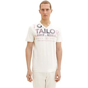 TOM TAILOR Men's T-Shirt 1035657, 18592 Vintage Beige, L TOM TAILOR Men's T-Shirt 1035657, 18592 Vintage Beige, L