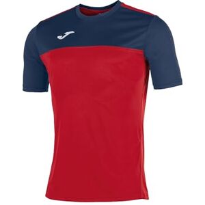 Joma Winner M/C Men's T-Shirt, Mens, 100946.603_L, Rosso/Blu Marino, L Joma Winner M/C Men's T-Shirt, Mens, 100946.603_L, Rosso/Blu Marino, L
