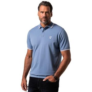 JP 1880 Men's Large Sizes Plus Sizes Menswear L-8XL Polo Shirt, Belly Fit, Pique, Half Sleeve, Up to 8 XL Denim Blue JP 1880 Men's Large Sizes Plus Sizes Menswear L-8XL Polo Shirt, Belly Fit, Pique, Half Sleeve, Up to 8 XL Denim Blue