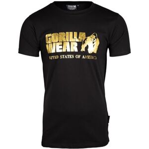 GORILLA WEAR Classic T-Shirt Black/Gold GORILLA WEAR Classic T-Shirt Black/Gold