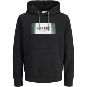 JACK & JONES Men's Jjhayato Sweat Hood BTS, black, M JACK & JONES Men's Jjhayato Sweat Hood BTS, black, M