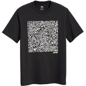 Levi's Men's SS Relaxed Fit Tee T-Shirt, Ssnl Headline Floral Caviar, XS Levi's Men's SS Relaxed Fit Tee T-Shirt, Ssnl Headline Floral Caviar, XS