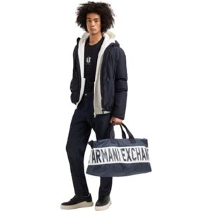 Armani Exchange Men's Icon Project, Embroidered Logo, Long Sleeve, T-Shirt, Blue, XXL Armani Exchange Men's Icon Project, Embroidered Logo, Long Sleeve, T-Shirt, Blue, XXL