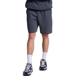 Russell Athletic Men's Relaxed Fit 9" Cotton Shorts with Pockets, Adjustable Elastic Waist, Sizes S-4X, Black Heather, Medium Russell Athletic Men's Relaxed Fit 9" Cotton Shorts with Pockets, Adjustable Elastic Waist, Sizes S-4X, Black Heather, Medium