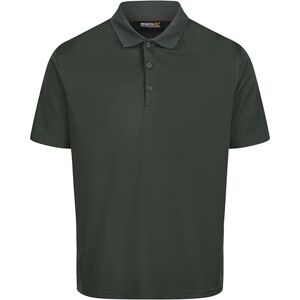 Regatta Mens Pro Wicking Casual Polo Short Sleeved T Shirt Dark Green Regatta Mens Pro Wicking Casual Polo Short Sleeved T Shirt Dark Green