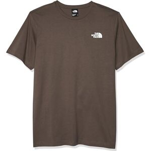 The North Face Men's S/S Redbox T-Shirt, Smokey Brown/TNF Black, XS The North Face Men's S/S Redbox T-Shirt, Smokey Brown/TNF Black, XS