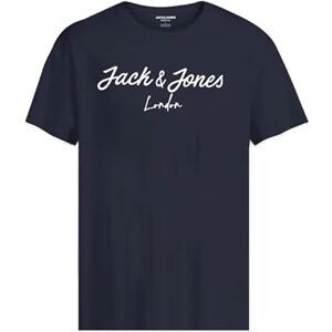 JACK & JONES Men's Jcosettle Tee Ss Crew Neck Bmuss24 T-Shirt, Blazer Navy, M JACK & JONES Men's Jcosettle Tee Ss Crew Neck Bmuss24 T-Shirt, Blazer Navy, M