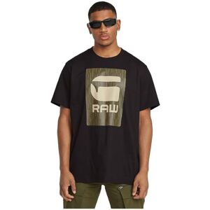 G-STAR Men's Burger Box Rain Loose T-Shirt, Black (dk black D26478-C336-6484), M G-STAR Men's Burger Box Rain Loose T-Shirt, Black (dk black D26478-C336-6484), M