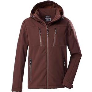 killtec KOW 79 MN SFTSHLL JCKT 43323-000 Men's Softshell Jacket with Zip-Off Hood Mahogany XL killtec KOW 79 MN SFTSHLL JCKT 43323-000 Men's Softshell Jacket with Zip-Off Hood Mahogany XL