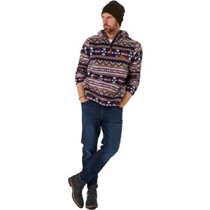 Joe Browns Male Warm Winter Fleece Hoody, Regular, Blue, UK L Joe Browns Male Warm Winter Fleece Hoody, Regular, Blue, UK L