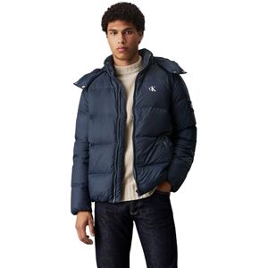 Calvin Klein Men’s Essentials Down Puffer Jacket with Hood, Blue (Ink), XL Calvin Klein Men’s Essentials Down Puffer Jacket with Hood, Blue (Ink), XL