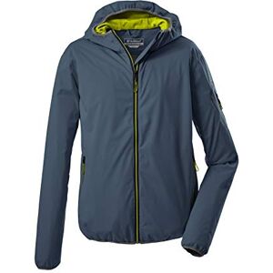 killtec Men's Trin Mn Softshell Jacket/Transition Jacket with Hood Packable, mens, 36870-000, Steel Blue, S killtec Men's Trin Mn Softshell Jacket/Transition Jacket with Hood Packable, mens, 36870-000, Steel Blue, S