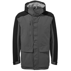 Craghoppers Mens Expert Kiwi Pro Stretch Long Jacket Rain Coat, CarbGrey/Blk, XL UK Craghoppers Mens Expert Kiwi Pro Stretch Long Jacket Rain Coat, CarbGrey/Blk, XL UK
