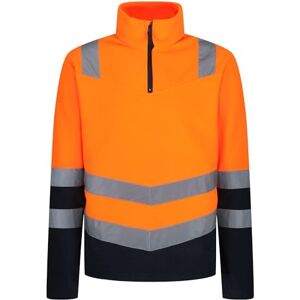 Regatta Mens Hi-vis Half Zip Fleece Jacket, Orange, 3XL EU Regatta Mens Hi-vis Half Zip Fleece Jacket, Orange, 3XL EU