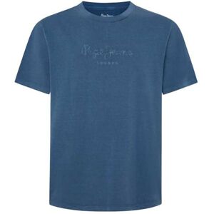 Pepe Jeans Men's Emb Eggo T-Shirt, Blue (Sea Blue), M Pepe Jeans Men's Emb Eggo T-Shirt, Blue (Sea Blue), M
