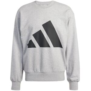 adidas Men's ESSENTIALS BIG LOGO FRENCH TERRY SWEATSHIRT, Medium Grey Heather/Black, L adidas Men's ESSENTIALS BIG LOGO FRENCH TERRY SWEATSHIRT, Medium Grey Heather/Black, L