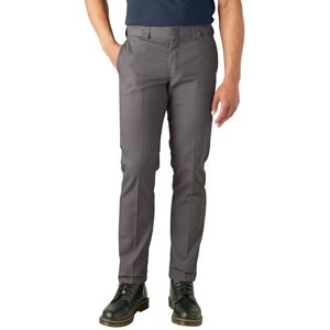 Dickies Men's Slim Taper Stretch Twill Work Pant Grey 34W x 34L Dickies Men's Slim Taper Stretch Twill Work Pant Grey 34W x 34L