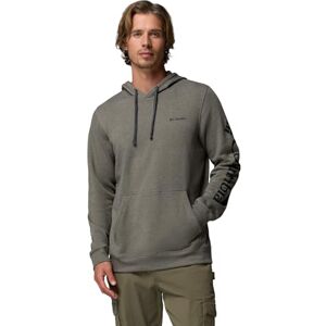 Columbia Men's Trek Hoodie, Charcoal Heather/CSC Sleeve Logo, S Columbia Men's Trek Hoodie, Charcoal Heather/CSC Sleeve Logo, S