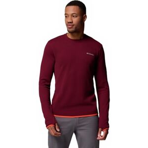 Columbia Men's Tech Trail Utility Warm Long Sleeve Crew, Technical Long Sleeve T-Shirt, Rich Wine, XXL Columbia Men's Tech Trail Utility Warm Long Sleeve Crew, Technical Long Sleeve T-Shirt, Rich Wine, XXL
