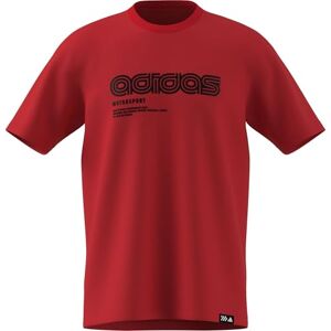 adidas Men's Motorsport Linear Graphic T-Shirt, Pure Ruby, S Tall adidas Men's Motorsport Linear Graphic T-Shirt, Pure Ruby, S Tall