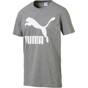 Puma Men Classics Logo Tee T-Shirt Medium Grey Heather, Small Puma Men Classics Logo Tee T-Shirt Medium Grey Heather, Small