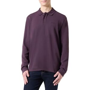 Boss Petempestolong Men's Cotton Blend Waffle Polo Shirt, Open Purple543, XL Boss Petempestolong Men's Cotton Blend Waffle Polo Shirt, Open Purple543, XL