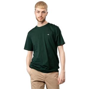 GANT Men's Reg Shield SS T-Shirt, Tartan Green, 4XL GANT Men's Reg Shield SS T-Shirt, Tartan Green, 4XL