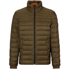 Boss Mens Oden1 Logo-Badge Jacket with Water-Repellent Finish Boss Mens Oden1 Logo-Badge Jacket with Water-Repellent Finish