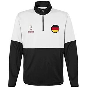 FIFA Official World Cup 2022 Quarter Zip Pull Over, Men's, Germany, Small White/Black FIFA Official World Cup 2022 Quarter Zip Pull Over, Men's, Germany, Small White/Black