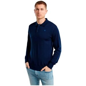 G-STAR Men's Premium Core Dunda Knitted Polo, Blue (imperial blue D25066-D847-1305), M G-STAR Men's Premium Core Dunda Knitted Polo, Blue (imperial blue D25066-D847-1305), M
