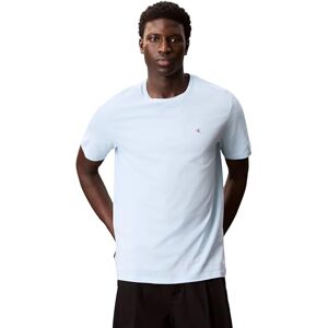 Calvin Klein Jeans Men's SS Smooth CTTN Solid CREWNK TEE LV040HM265 Tees, Blue (Winter Sky), L Calvin Klein Jeans Men's SS Smooth CTTN Solid CREWNK TEE LV040HM265 Tees, Blue (Winter Sky), L