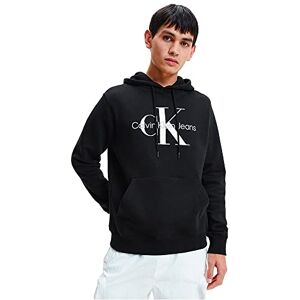 Calvin Klein Men Hoodie Core Monologo, Black (Ck Black), XXS Calvin Klein Men Hoodie Core Monologo, Black (Ck Black), XXS
