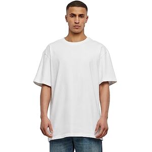 Urban Classics Men's Basic Oversized T-Shirt, Wide Cut, Long Tee, Short Sleeves Shirt with Crew Neck, 100% Jersey Cotton, in White, Size: 5XL Urban Classics Men's Basic Oversized T-Shirt, Wide Cut, Long Tee, Short Sleeves Shirt with Crew Neck, 100% Jersey Cotton, in White, Size: 5XL