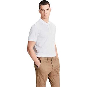 JACK & JONES Men's Jjebasic Noos Polo Shirt, White (White Detail: Slim Fit), M UK JACK & JONES Men's Jjebasic Noos Polo Shirt, White (White Detail: Slim Fit), M UK