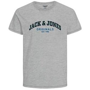 JACK & JONES Men's Jorbrad Tee SS Crew Neck Bmu23 T-Shirt, Light Grey Mix, S JACK & JONES Men's Jorbrad Tee SS Crew Neck Bmu23 T-Shirt, Light Grey Mix, S