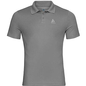 Odlo Men's F-Dry Polo Shirt, Steel Grey, L Odlo Men's F-Dry Polo Shirt, Steel Grey, L